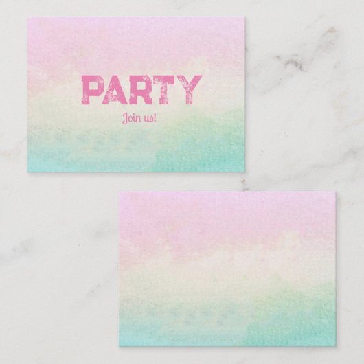 Einladung (Vorne/Hinten)