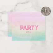 Einladung (Vorderseite/Rückseite Beispiel)