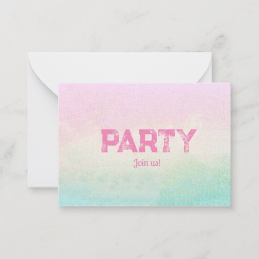 Einladung (Vorderseite)