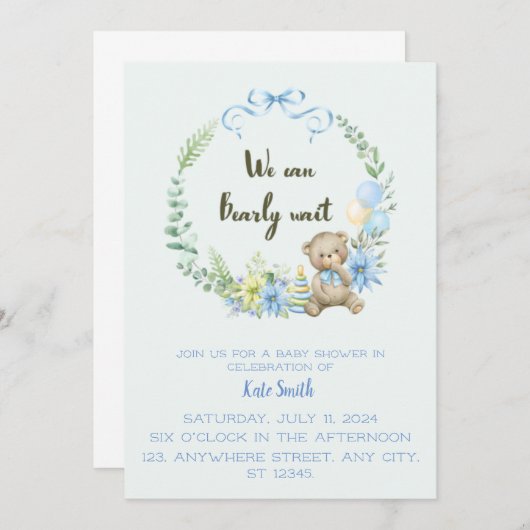 Einladung (Vorne/Hinten)