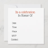 Einladung (Rückseite)