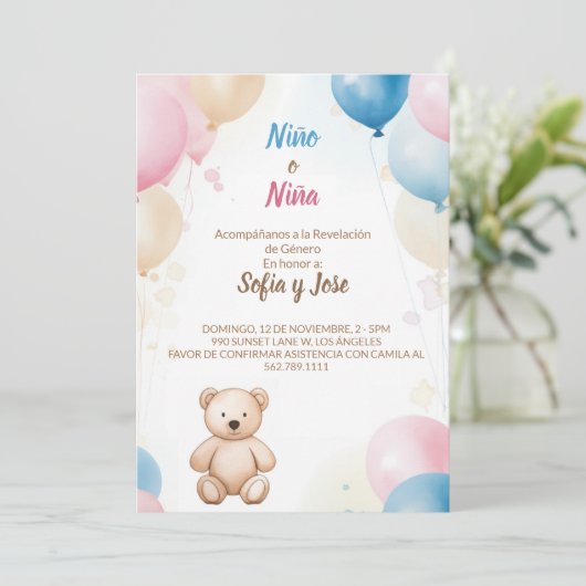 Einladung (Stehend Vorderseite)