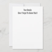 EINLADUNG (Rückseite)