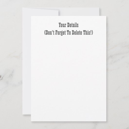 EINLADUNG (Rückseite)