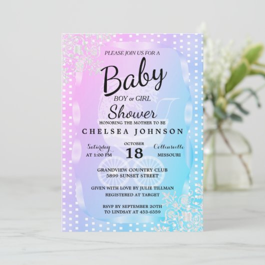 👶 EINLADUNG (Stehend Vorderseite)