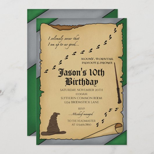 Einladung (Vorne/Hinten)