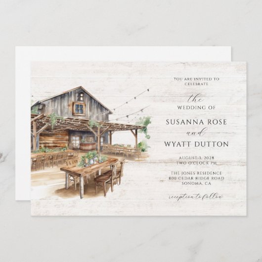 Einladung (Vorne/Hinten)