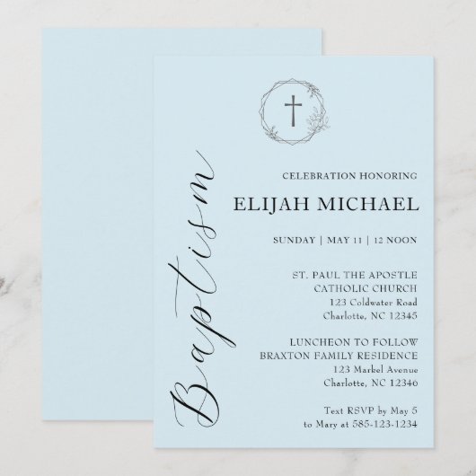 Einladung (Vorne/Hinten)