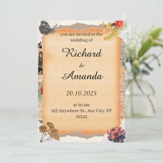 Einladung (Stehend Vorderseite)