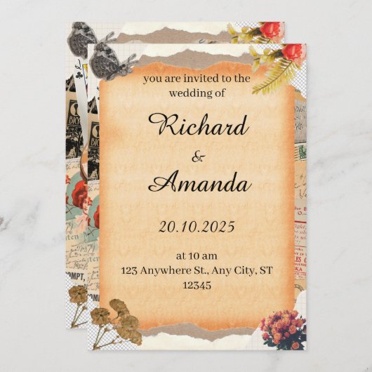 Einladung (Vorne/Hinten)