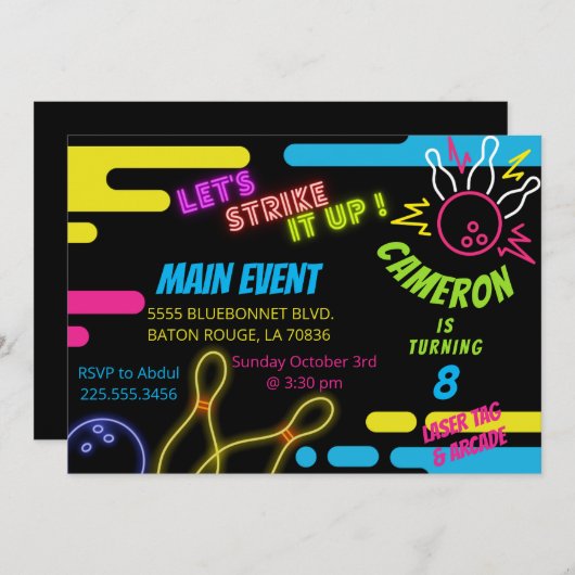 Einladung (Vorne/Hinten)