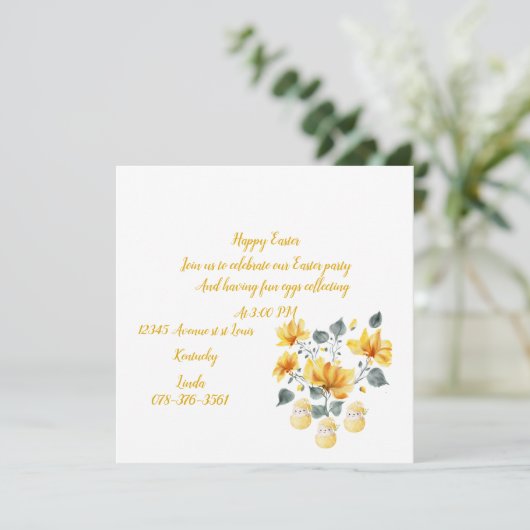 Einladung (Stehend Vorderseite)