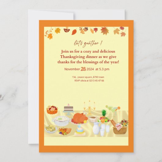 Einladung (Vorderseite)