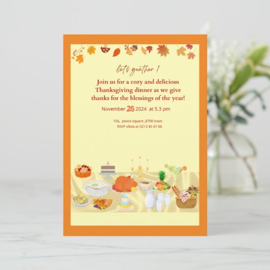 Einladung (Stehend Vorderseite)