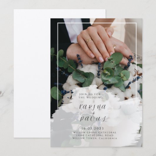 Einladung (Vorne/Hinten)