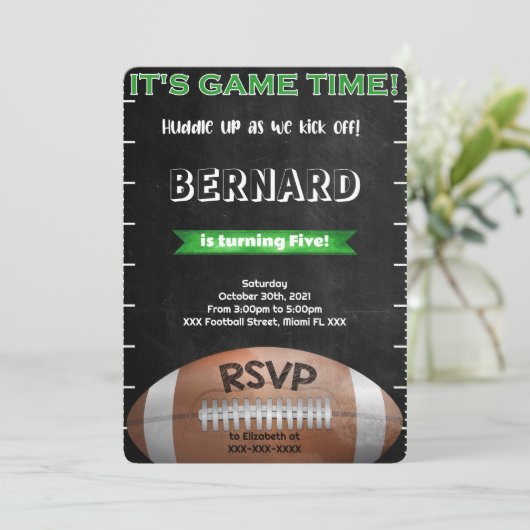 Einladung (Stehend Vorderseite)