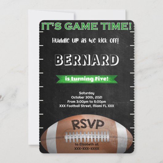 Einladung (Vorderseite)