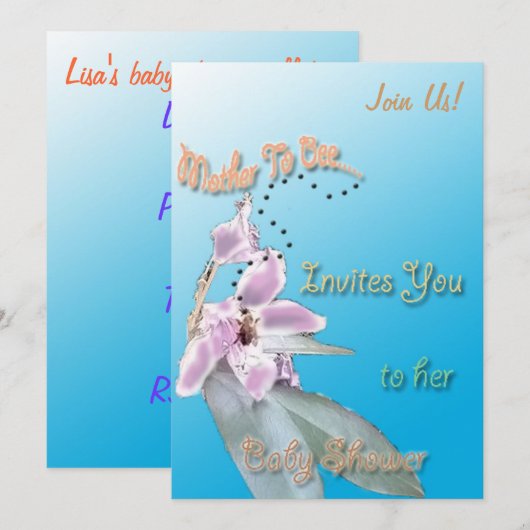 Einladung (Vorne/Hinten)