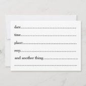 Einladung (Rückseite)