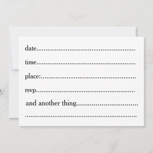 Einladung (Rückseite)