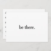 Einladung (Vorne/Hinten)