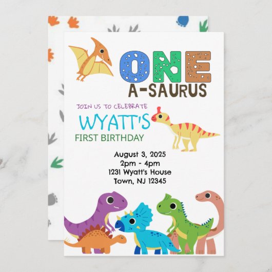 Einladung (Vorne/Hinten)