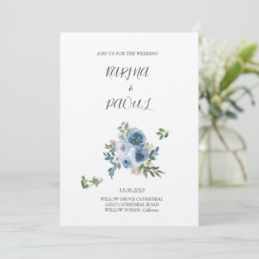 Einladung (Stehend Vorderseite)