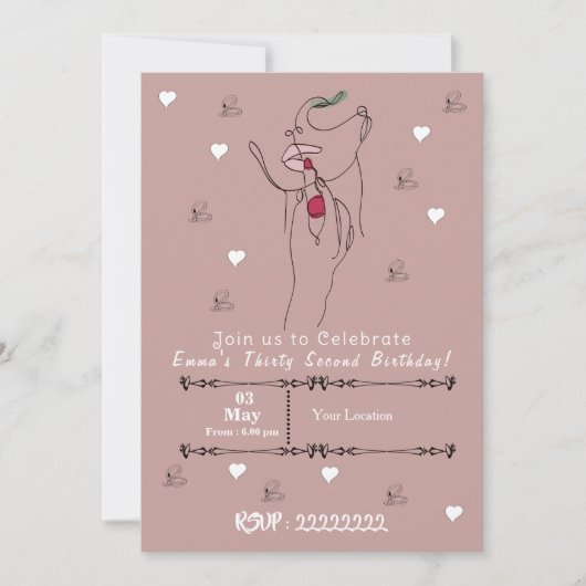 Einladung (Vorderseite)