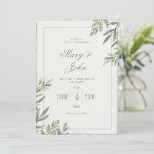 Einladung (Stehend Vorderseite)