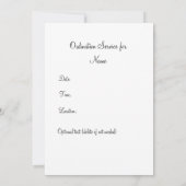 Einladung (Rückseite)