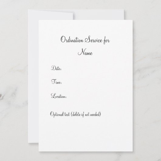 Einladung (Rückseite)