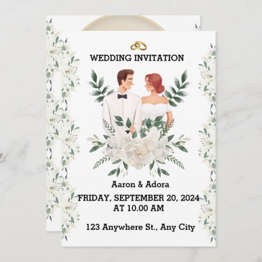 Einladung (Vorne/Hinten)