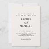 Einladung (Vorderseite)