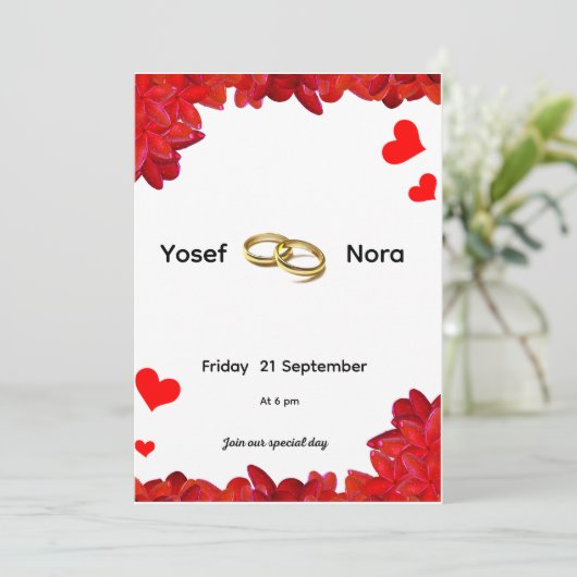 Einladung (Stehend Vorderseite)