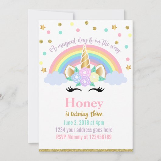 Einladung (Vorderseite)