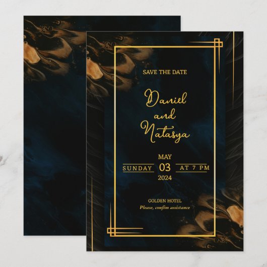 Einladung (Vorne/Hinten)