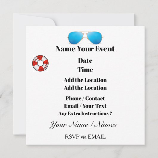 Einladung (Rückseite)