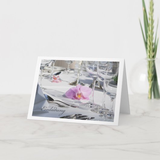 Einladung (Vorderseite)