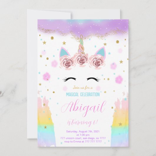 Einladung (Vorderseite)