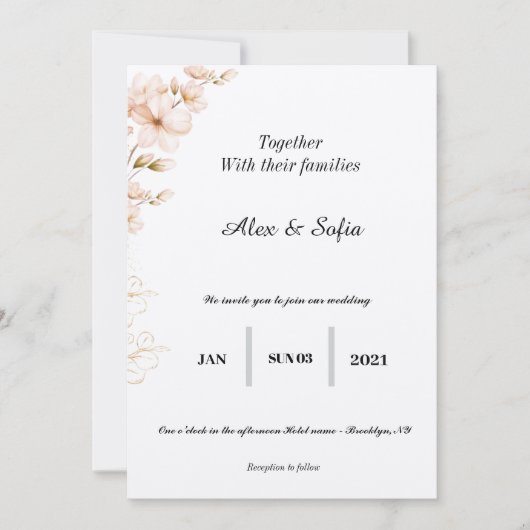 Einladung (Vorderseite)