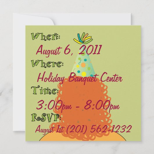 Einladung (Rückseite)