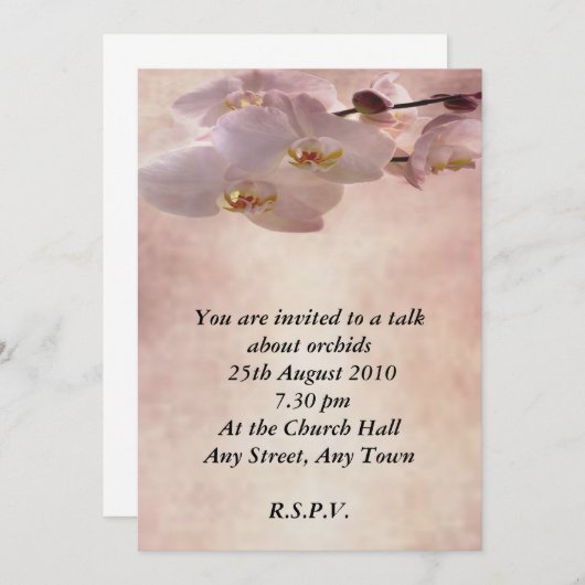 Einladung (Vorne/Hinten)