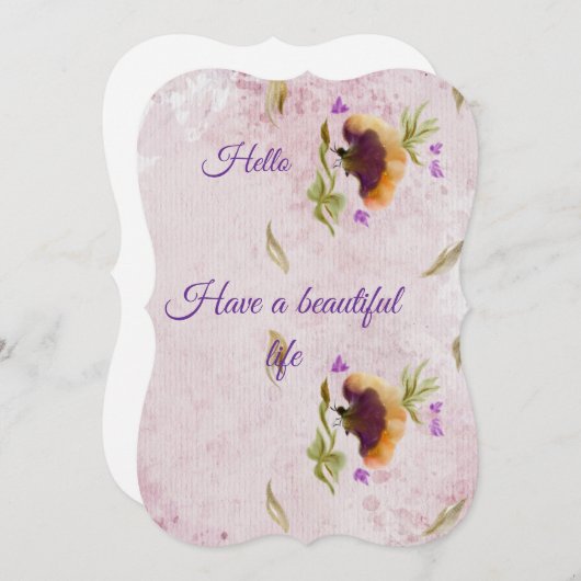 Einladung (Vorne/Hinten)