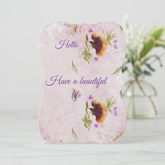 Einladung (Stehend Vorderseite)