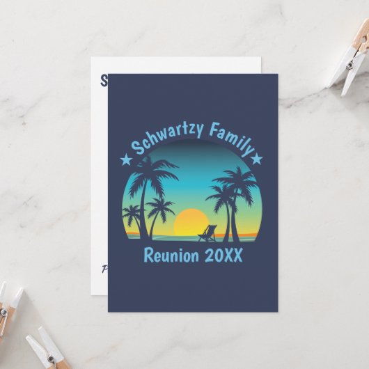 Einladung (Vorderseite/Rückseite Beispiel)