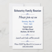 Einladung (Rückseite)