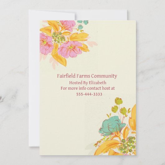 Einladung (Rückseite)