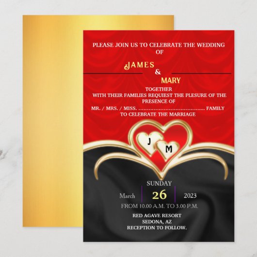 Einladung (Vorne/Hinten)