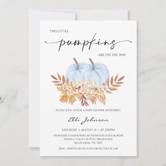 Einladung (Vorderseite)