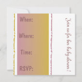 Einladung (Rückseite)